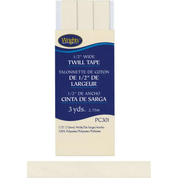 1/2-Inch Wide Twill Tape 117301