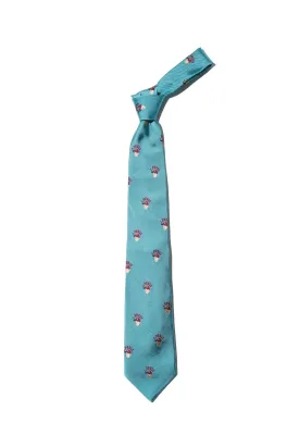 AARON CHANG EMBLEMATIC TIE  - TURQUOISE