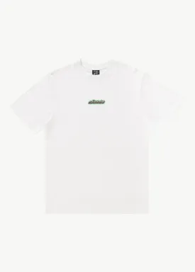 AFENDS Mens Heatwave - Retro Graphic Logo T-Shirt - White