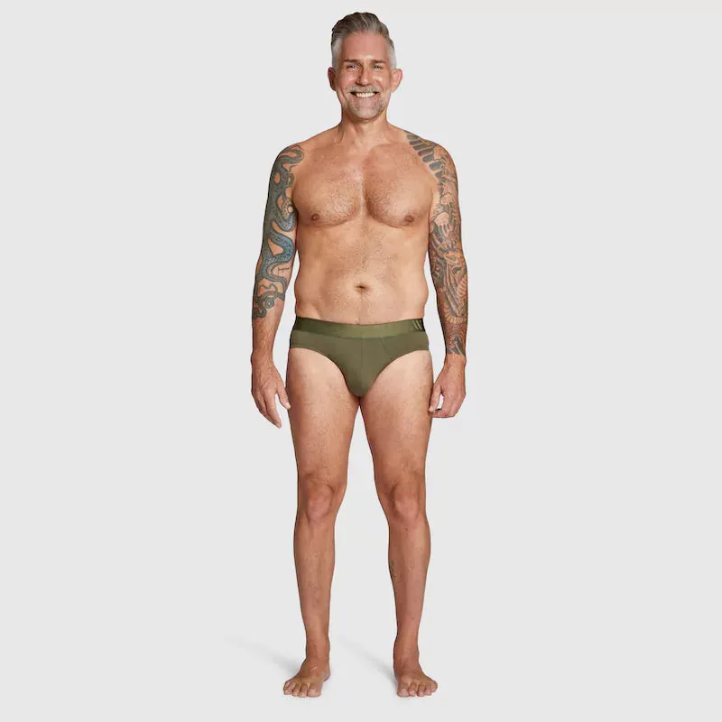 ALPHX Comfort Class Brief - Modern Fit - Moss Green | ALPHX.com