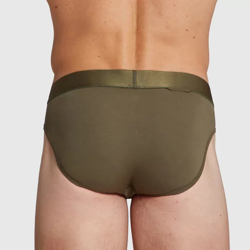 ALPHX Comfort Class Brief - Modern Fit - Moss Green | ALPHX.com