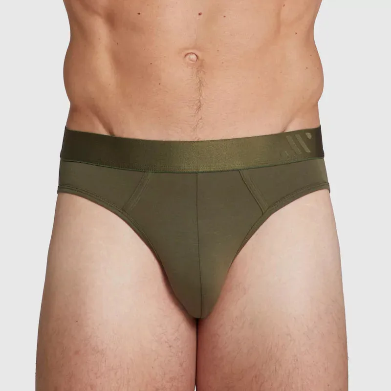 ALPHX Comfort Class Brief - Modern Fit - Moss Green | ALPHX.com