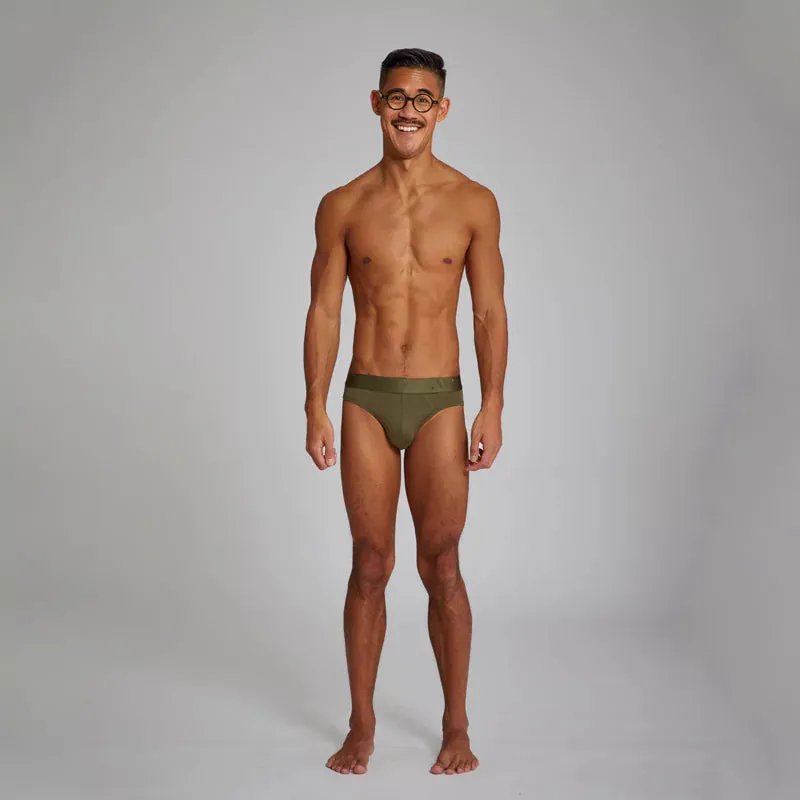 ALPHX Comfort Class Brief - Modern Fit - Moss Green | ALPHX.com