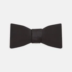 Black Silk Bow Tie