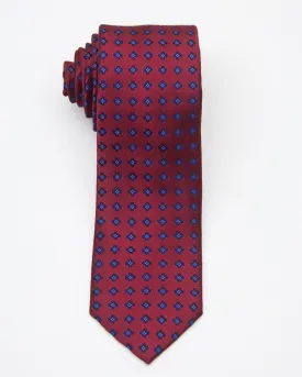 Boy's Tie 20672 Red/Navy