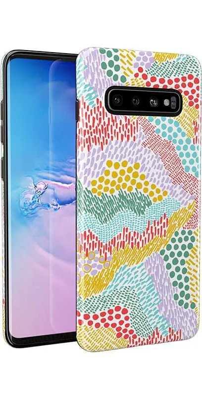 Color Me Happy | Pattern Colorblock Samsung Case