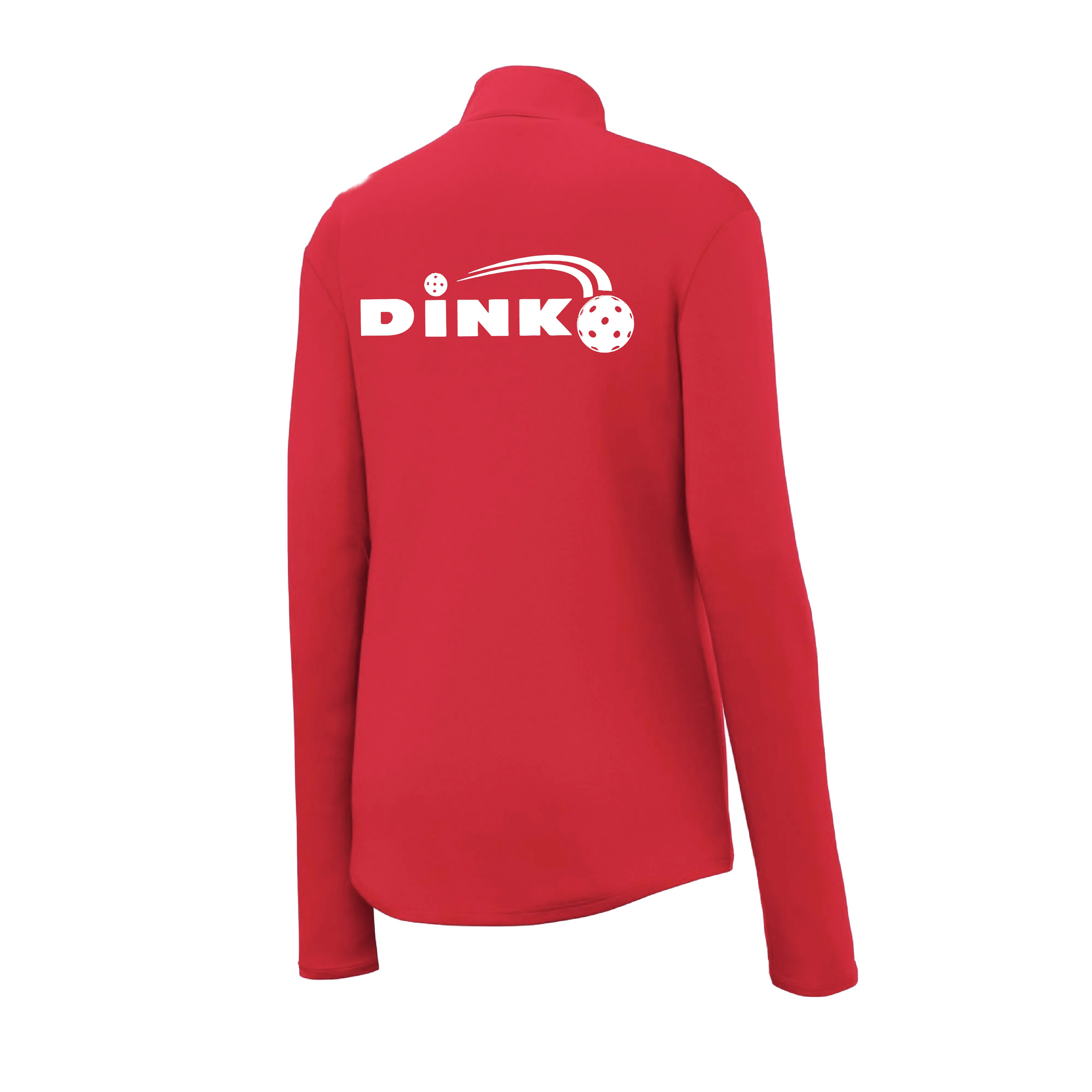 Dink | Women's 1/4 Zip Pickleball Athletic Pullover | 100% Polyester