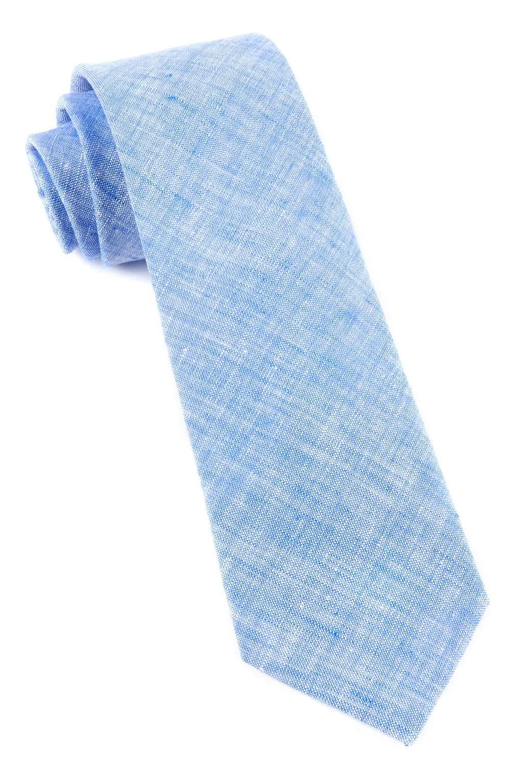 Freehand Solid Light Blue Tie