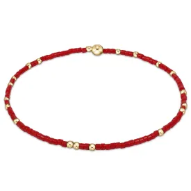 Gameday Hope Unwritten Bracelet - Bright Red