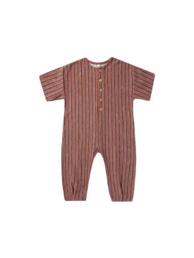 Hayes Jumpsuit | Red-Multi Stripe