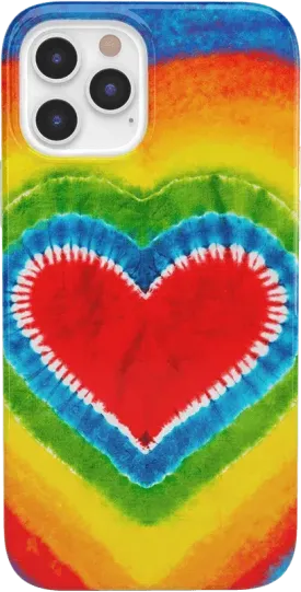 I Heart Tie Dye | Rainbow Heart Case