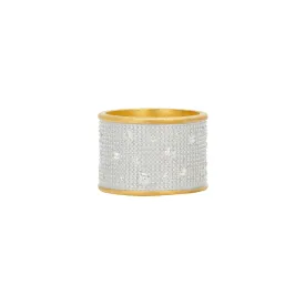 Illuminated Coast Wide Band Ring