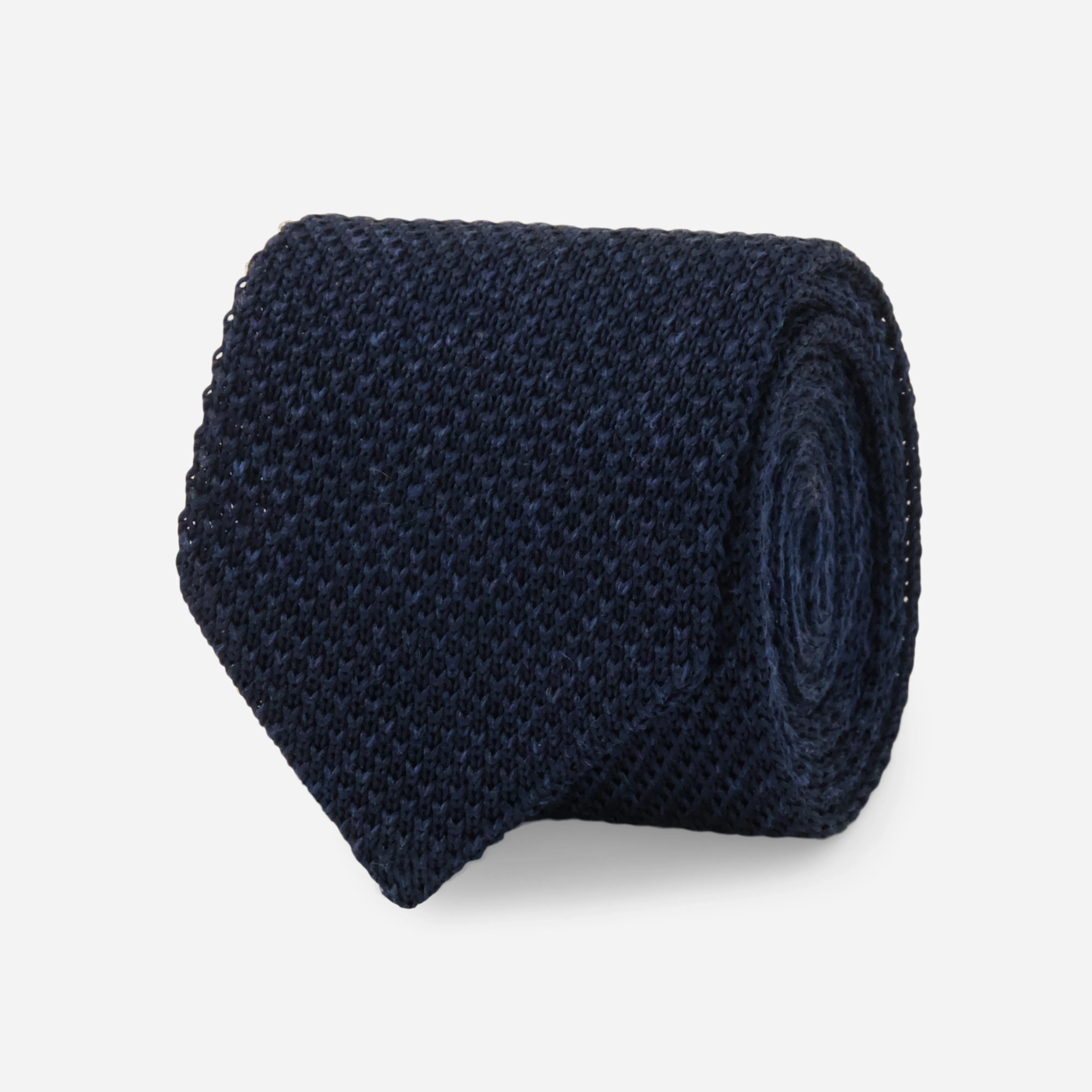 Lakeshore Knit Denim Blue Tie