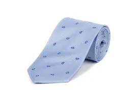 Light Blue Bean 100% Silk Tie