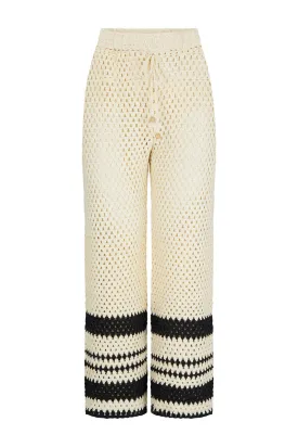 SIESTA CROCHET PANT-CREAM