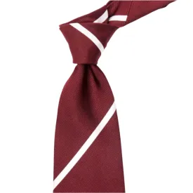 Premium Sovereign Grade Oxblood Narrow Neck Tie - 150 cm Length for Stylish Elegance