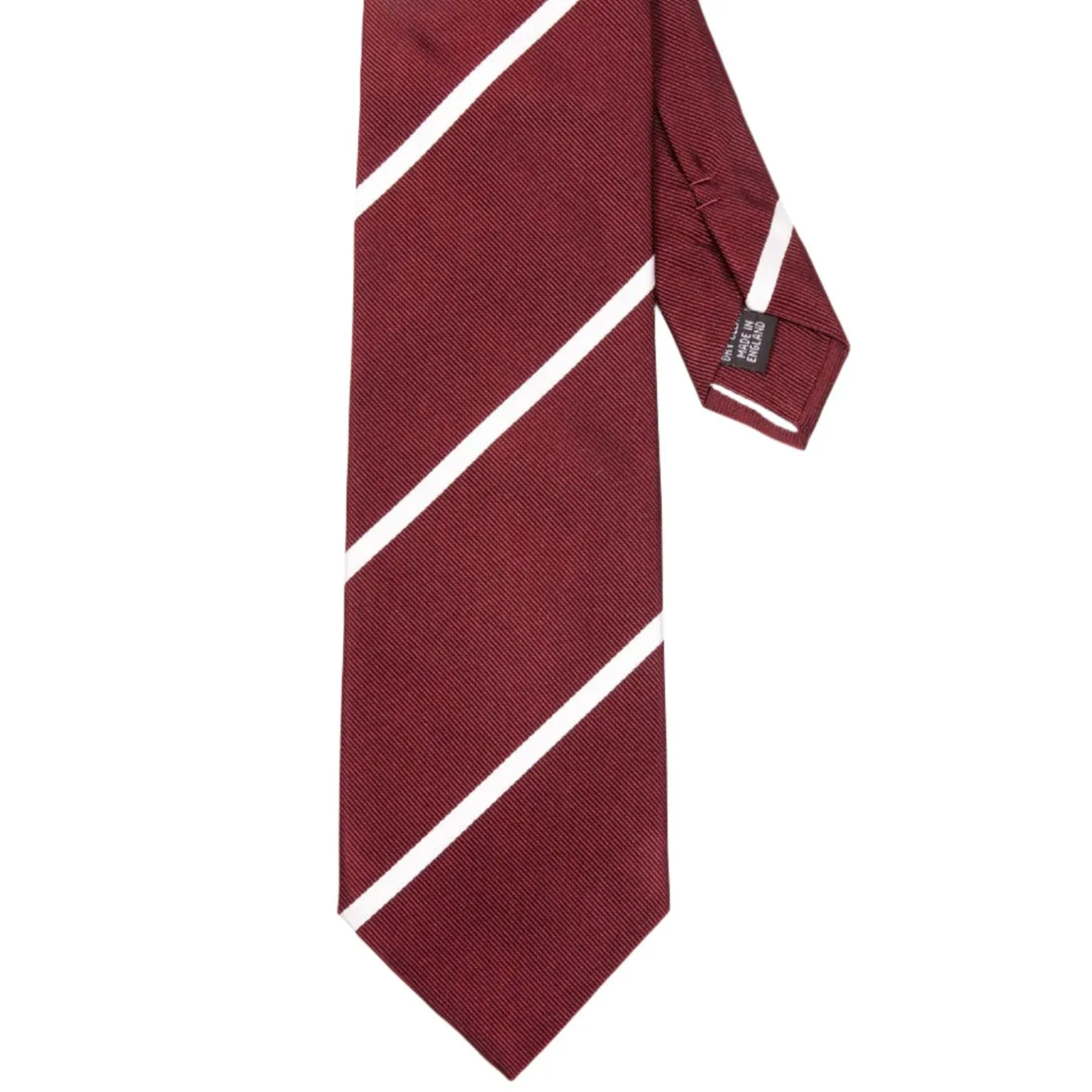 Premium Sovereign Grade Oxblood Narrow Neck Tie - 150 cm Length for Stylish Elegance