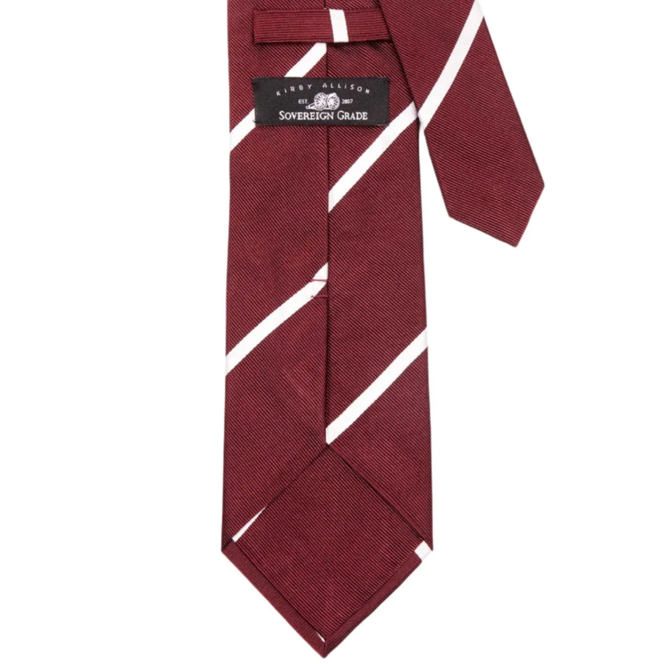 Premium Sovereign Grade Oxblood Narrow Neck Tie - 150 cm Length for Stylish Elegance