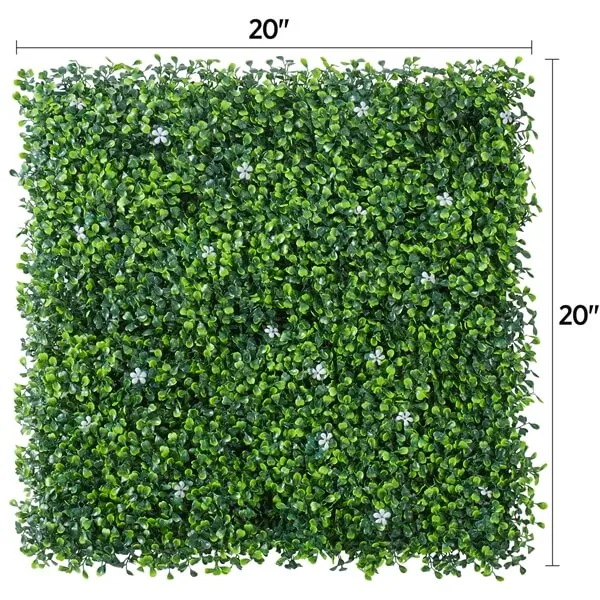 Yaheetech  6PCS Faux Ivy Artificial Boxwood Panels